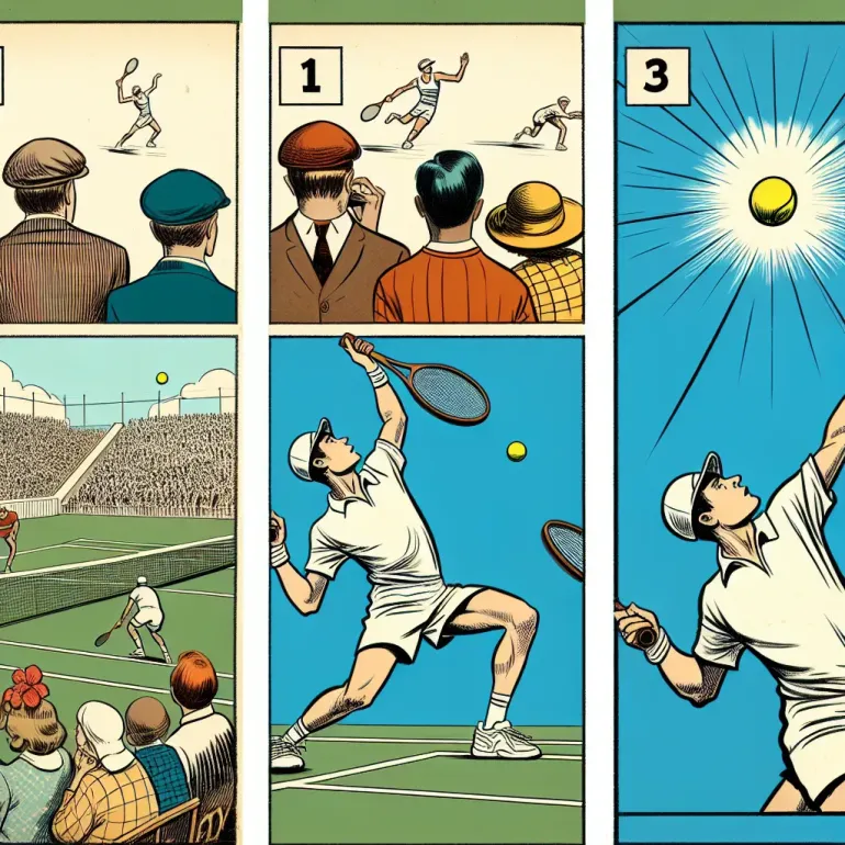 Искусство подачи в большом теннисе: замедленная съемка как ключ к совершенству