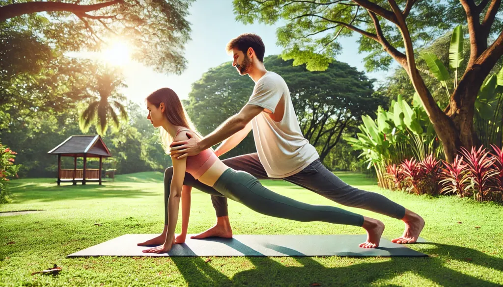 Парная йога: что это такое, упражнения и позы для начинающих